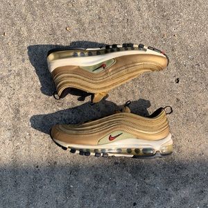 Gold Metallic Airmax 97